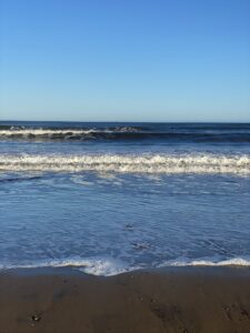 Sea on Sandsend Beach