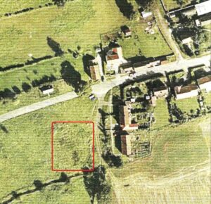 Map of Appleton Village showing aerial view of pond site