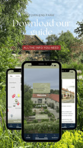 Digital guide on a phone for a self catering barn